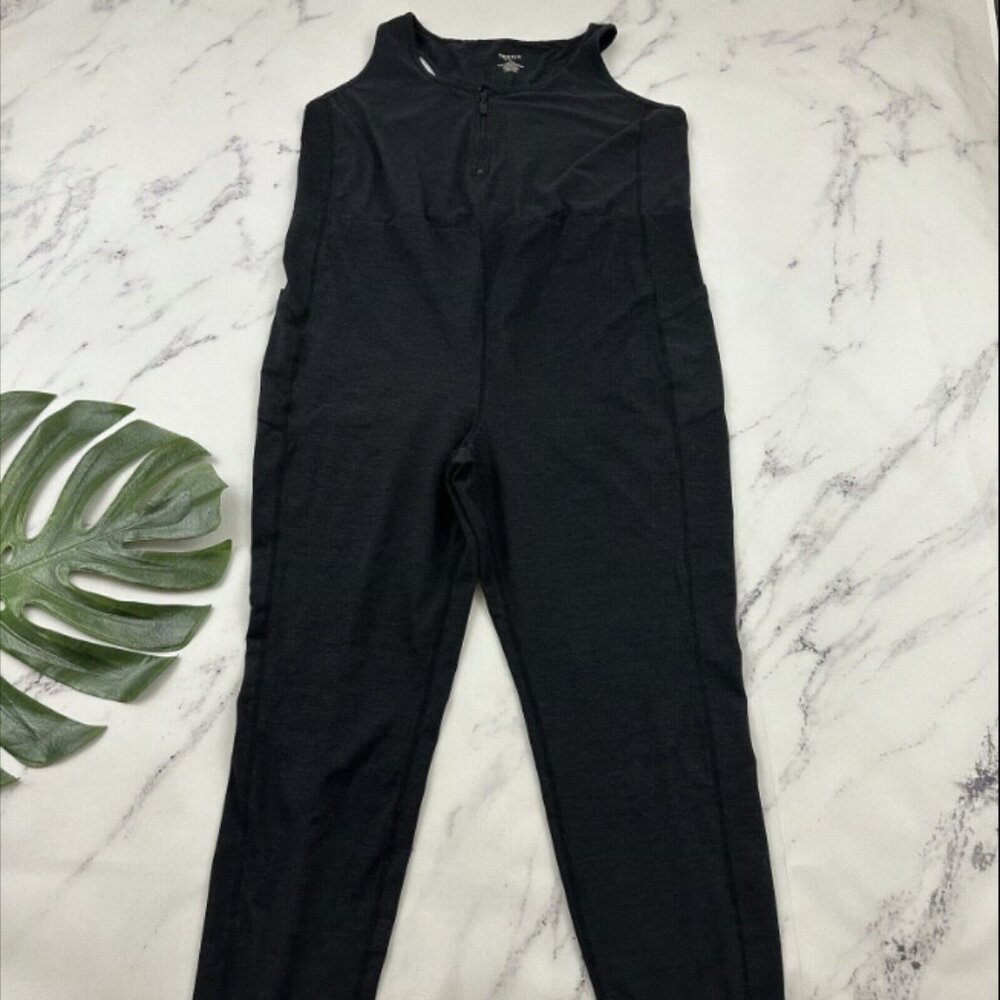 Torrid Active Jumpsuit Plus Size 3x Dark Gray Pockets Stretch Racer Back Workout
